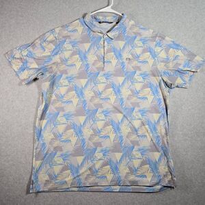 Travis Mathew Golf Polo Shirt 2XL Floral Summer Stretch Performance
